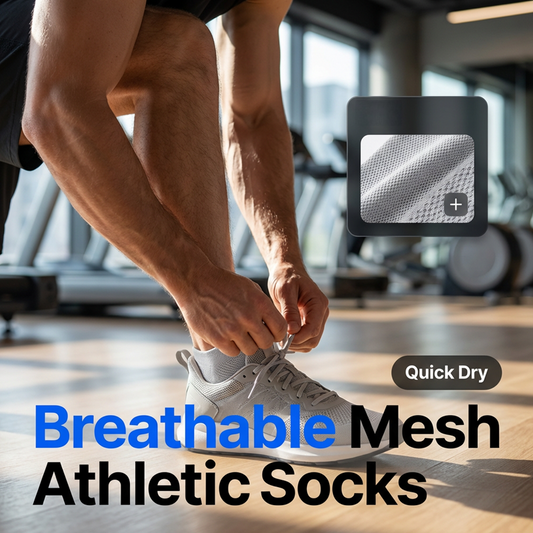 🔥50 % Rabatt 🎁Atmungsaktive, antibakterielle Herren-Knöchelsocken🍃Schweißableitend und geruchshemmend für ganztägigen Tragekomfort