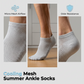 🔥50 % Rabatt 🎁Atmungsaktive, antibakterielle Herren-Knöchelsocken🍃Schweißableitend und geruchshemmend für ganztägigen Tragekomfort