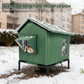 🐱 50% RABATT!🔥🏠 Wasserdichtes Outdoor-Katzenhaus – erhöht, zerlegbar & klappbar – ideal für verwilderte Katzen, Garten & Balkon – wetterfest & flexibel🐾💤