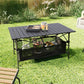 🌄Neuheit 50% RABATT!🏕️ Tragbarer Campingtisch – Klappbar, Kohlenstoffstahl, Schnellaufbau🪑