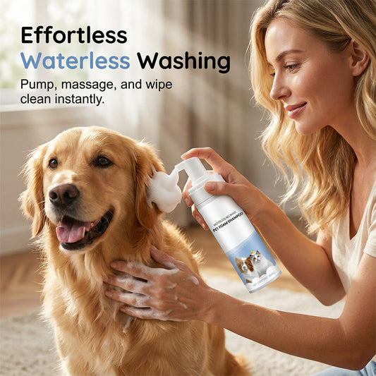🐶🐱Wasserloses, ausspülfreies Schaumshampoo für Haustiere