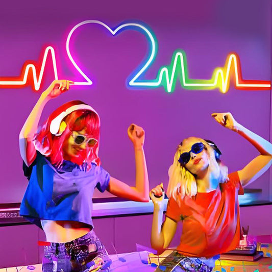 🎄🌟50% RABATT 🌈Smarta, fjärrstyrda och flexibla RGB LED-ljusslingor med musikkontroll🎵