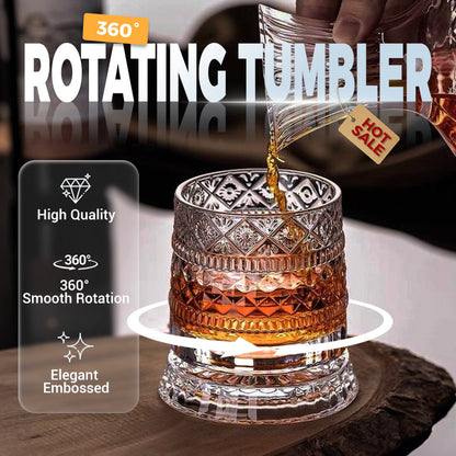 360° drehbarer Whisky-Glasbecher