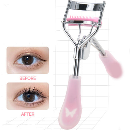 Präzise und professionelle Wimpernzange mit Kamm