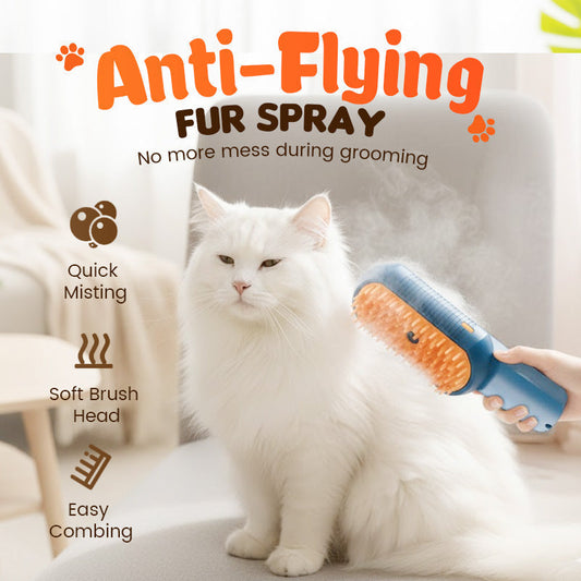 🔥50 % Rabatt – Blitzangebot🚀Wiederaufladbarer Sprüh-Massagekamm für Haustiere🐱🐶