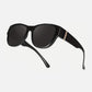 Damen-Sonnenbrille mit großem Rahmen, zum Überziehen