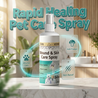 🐾✨ Wund- und Hautpflegespray für Hunde und Katzen – Beruhigt Schnitte und Schürfwunden in Sekunden 🐶