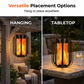 📢📢50% RABATT !!⏰Solar-Flackerflammen-Laterne – Wasserdicht, automatisch & kabelos – Realistisches warmes Licht für Terrasse & Garten 🌙