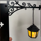 Miniatur-Retro-Straßenlaterne als Buchstützen-Lampe