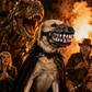 🎃 JETZT 50 % RABATT! 🐶 Realistische Halloween-Hundemaulkorb-Verkleidung – gruselige blutige Reißzähne, verstellbares lustiges Cosplay-Zubehör für Halloween-Partys