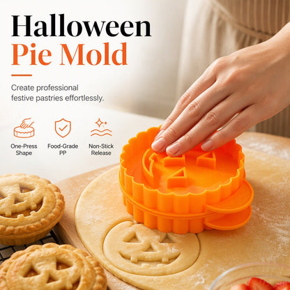 🎃 Halloween-Sonderangebot! 🔥 Diese Teigform darf nicht fehlen! 🍰  Handliche Halloween-Teigform für Pasteten
