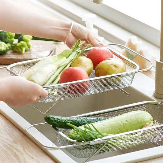 Tolles Geschenk – Ausziehbarer Abtropfkorb für die Spüle