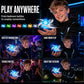 🌀 Leuchtender Shuriken-Prop – LED-Spirale mit Rotationseffekt ✅