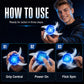 🌀 Leuchtender Shuriken-Prop – LED-Spirale mit Rotationseffekt ✅