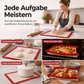 Wiederverwendbare antihaftbeschichtete Backmatte aus Silikon