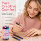 💅 24-farbige Nagelkunststifte mit zwei Spitzen – Einfache DIY-Nageldesigns