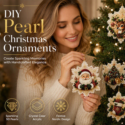 🎄 KAUFE 2, ERHALTE 1 GRATIS! 💎 DIY Diamant-Weihnachtsanhänger – 6 Stück zum Aufhängen ✨