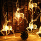 🔥 50 % Rabatt!! ✨🦌 Weihnachts-LED-Lichterkette mit Rentiermotiv