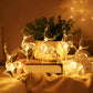 🔥 50 % Rabatt!! ✨🦌 Weihnachts-LED-Lichterkette mit Rentiermotiv