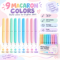 9 Farben Löschbarer Gelstift-Set