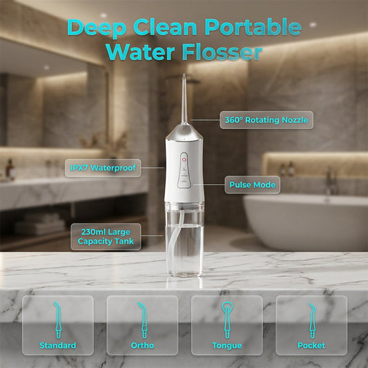 Tragbare, kabellose Wasserzahnspülung für die Zähne