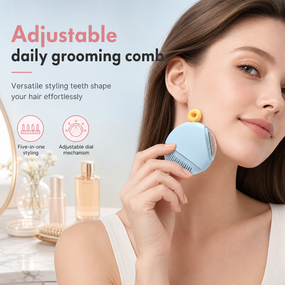 ✨ HOT SALE – 50 % RABATT 🔥 5-in-1 tragbarer Effilierkamm & Haarschneider