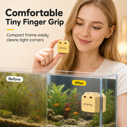 Beidseitiger magnetischer Aquarium-Glasreiniger