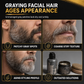 🧔JETZT 50 % RABATT! Natürliche schwarze Bartfärbecreme für Männer – Sanfte Holzkohle-Bart-Schwärzungscreme, Graubart-Abdeckung, pflegende Formel mit Applikatorbürste für den Heimgebrauch