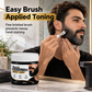 🧔JETZT 50 % RABATT! Natürliche schwarze Bartfärbecreme für Männer – Sanfte Holzkohle-Bart-Schwärzungscreme, Graubart-Abdeckung, pflegende Formel mit Applikatorbürste für den Heimgebrauch