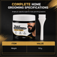 🧔JETZT 50 % RABATT! Natürliche schwarze Bartfärbecreme für Männer – Sanfte Holzkohle-Bart-Schwärzungscreme, Graubart-Abdeckung, pflegende Formel mit Applikatorbürste für den Heimgebrauch