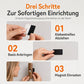 Wiederaufladbare intelligente Wandleuchte mit Bewegungssensor Katzenaugen-Hill-Projektion LED-Nachtlicht mit RGB-Farbumschlag für Umgebungsbeleuchtung
