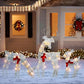 🎄🦌LED-Weihnachtsrentier-Set mit Schleife – dekorative Rentierfamilie für drinnen und draußen