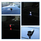 📢📢50% RABATT !!⏰Solarbetriebene Auto-Hai-Flossen-Dachantenne mit LED-Blitzlicht