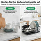 ✨ JETZT 50 % RABATT! !✨Mehrschichtige Küchen-Abtropfgestell und Aufbewahrungsorganizer für Geschirr mit Stahlrahmen