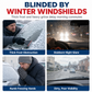 Multifunktionaler 2-in-1 Auto-Fenster- und Glasreiniger sowie Schnee- und Ölfilm-Entferner mit Griff