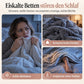 🛏️ Dicke gesteppte Winterdecke aus Schneeflocken-Samt, kuschelig warm ❄️
