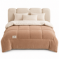 🛏️ Dicke gesteppte Winterdecke aus Schneeflocken-Samt, kuschelig warm ❄️