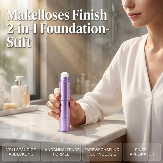 🔥Über 50.000 Frauen vertrauen darauf🔥 2-in-1-Foundation-Stick mit Farbwechsel-Effekt