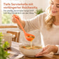 Verdickter, halbtransparenter Silikon-Suppenkelle für antihaftbeschichtete Kochgeschirre, Küchenlöffel zum Kochen