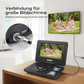 🥳HEISSER ANGEBOT 2026🥳💞ÜBER 50.000 VERKAUFT! 📀🎮 50 % RABATT! Tragbarer DVD-/EVD-Player mit Spielfunktion – 7-Zoll-Schwenkbildschirm, Akku, USB- und AV-Ausgang. Filme und Spiele für unterwegs! 🛡️✅