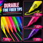 6-teilige UV-Neon-Textmarker