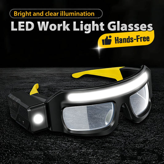 ⏳Nur für kurze Zeit – 50% RABATT⏰✨Freihändige LED-Arbeitslichtbrille