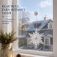 🎄❄️ DIY-Weihnachts-Schneeflocken-LED-Lichter mit Saugnäpfen ✨ | Batteriebetrieben, warmes Licht und mehrfarbig, Fensterlichter mit Saugnäpfen, Weihnachtsdekoration für Zuhause und Partys