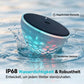 Solarbetriebene Schwimmbadleuchte mit Fischprojektion